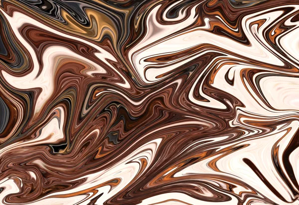 Liquify Abstract Pattern Brown Graphics Color Art Form Fondo Digitale — Foto Stock