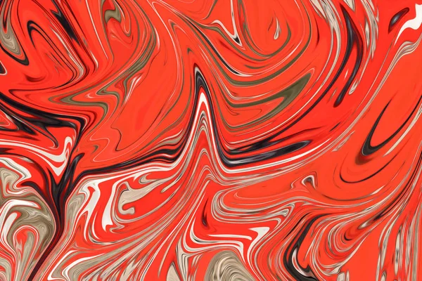 Licuar Patrón Abstracto Con Rojo Blanco Verde Gráficos Forma Arte — Foto de Stock