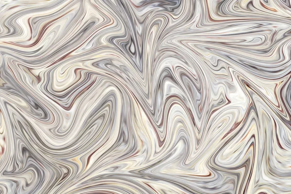 Deniz kabuğu, bej ile soyut desen Sıvılaştır ve gri grafik sanat formu renk. Liquifying akışı ile dijital arka plan