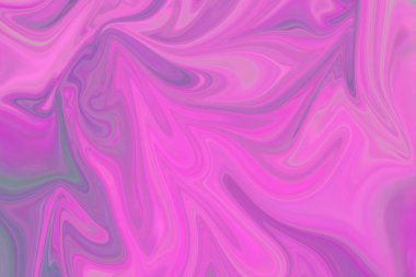 Pembe ile soyut desen Sıvılaştır, menekşe, mercan ve masmavi grafik sanat formu renk. Liquifying akışı ile dijital arka plan