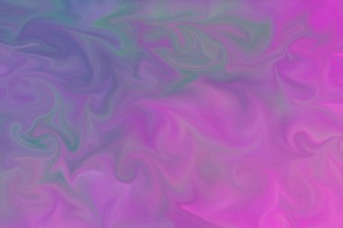 Pembe ile soyut desen Sıvılaştır, menekşe, mercan ve masmavi grafik sanat formu renk. Liquifying akışı ile dijital arka plan