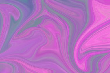 Pembe ile soyut desen Sıvılaştır, menekşe, mercan ve masmavi grafik sanat formu renk. Liquifying akışı ile dijital arka plan