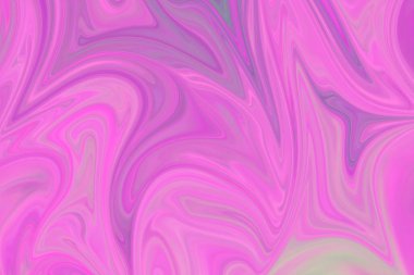 Pembe ile soyut desen Sıvılaştır, menekşe, mercan ve masmavi grafik sanat formu renk. Liquifying akışı ile dijital arka plan