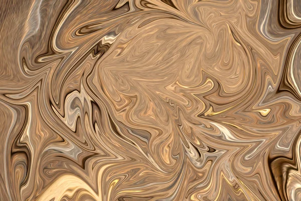 Liquify Abstract Pattern Brown White Grey Graphics Color Art Form — стоковое фото