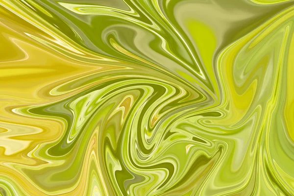 Modelo Abstracto Licuado Con Verde Limón Lima Gráficos Amarillos Forma —  Fotos de Stock