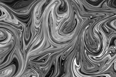 Soyut Gri Siyah ve Beyaz Mermer mürekkep desenli arka plan. Soyut Deseni Siyah, Beyaz, Gri Grafik Renk Sanatı Biçimi ile Sıvılaştır