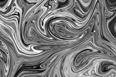 Soyut Gri Siyah ve Beyaz Mermer mürekkep desenli arka plan. Soyut Deseni Siyah, Beyaz, Gri Grafik Renk Sanatı Biçimi ile Sıvılaştır