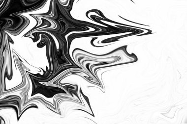 Soyut Gri Siyah ve Beyaz Mermer mürekkep desenli arka plan. Soyut Deseni Siyah, Beyaz, Gri Grafik Renk Sanatı Biçimi ile Sıvılaştır