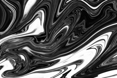 Soyut Gri Siyah ve Beyaz Mermer mürekkep desenli arka plan. Soyut Deseni Siyah, Beyaz, Gri Grafik Renk Sanatı Biçimi ile Sıvılaştır