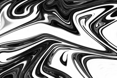 Soyut Gri Siyah ve Beyaz Mermer mürekkep desenli arka plan. Soyut Deseni Siyah, Beyaz, Gri Grafik Renk Sanatı Biçimi ile Sıvılaştır