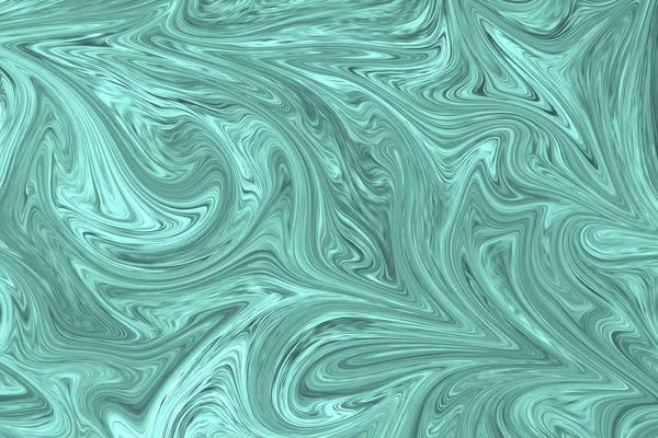 Uitvloeien Abstracte Patroon Met Mint Groene Graphics Kleur Kunstvorm Digitale — Stockfoto