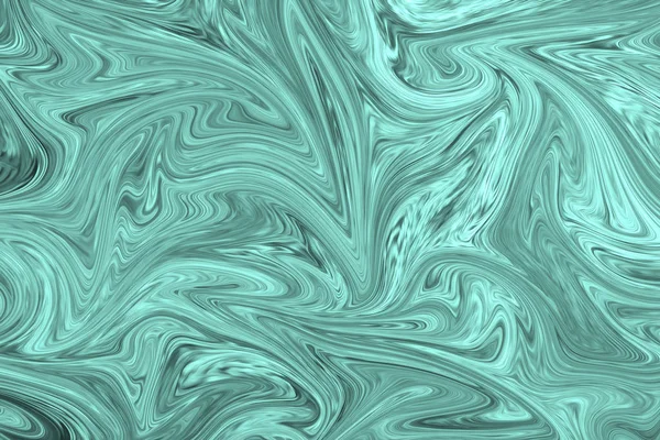 Liquify Abstract Pattern Mint Green Graphics Color Art Form Digital — Stock Photo, Image