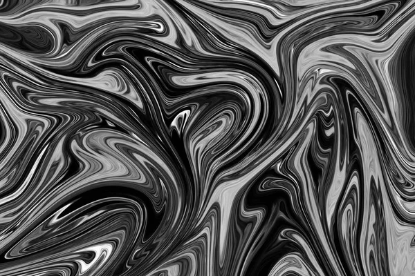 Abstrato Cinza Preto Branco Tinta Mármore Padrão Fundo Liquidar Padrão — Fotografia de Stock