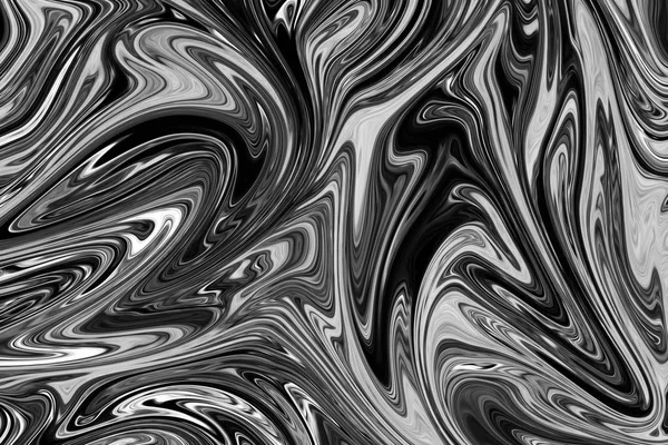 Abstract Gray Black White Marble Ink Patroon Achtergrond Liquify Abstracte — Stockfoto