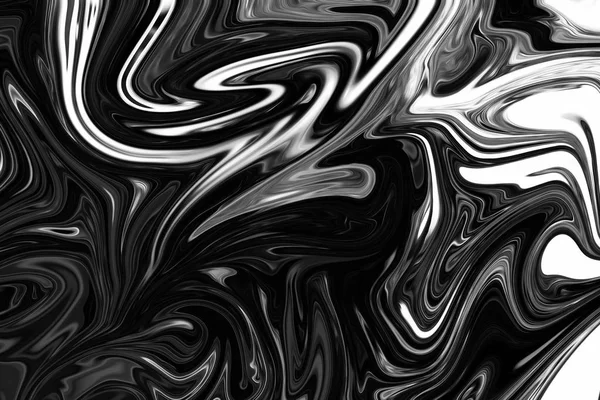 Abstrato Cinza Preto Branco Tinta Mármore Padrão Fundo Liquidar Padrão — Fotografia de Stock