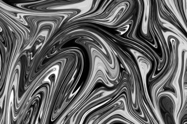 Soyut Gri Siyah ve Beyaz Mermer mürekkep desenli arka plan. Soyut Deseni Siyah, Beyaz, Gri Grafik Renk Sanatı Biçimi ile Sıvılaştır