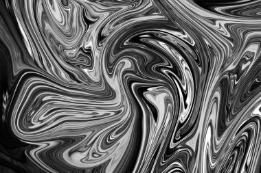 Soyut Gri Siyah ve Beyaz Mermer mürekkep desenli arka plan. Soyut Deseni Siyah, Beyaz, Gri Grafik Renk Sanatı Biçimi ile Sıvılaştır