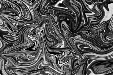 Soyut Gri Siyah ve Beyaz Mermer mürekkep desenli arka plan. Soyut Deseni Siyah, Beyaz, Gri Grafik Renk Sanatı Biçimi ile Sıvılaştır