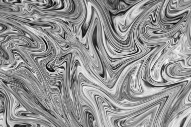 Soyut Gri Siyah ve Beyaz Mermer mürekkep desenli arka plan. Soyut Deseni Siyah, Beyaz, Gri Grafik Renk Sanatı Biçimi ile Sıvılaştır