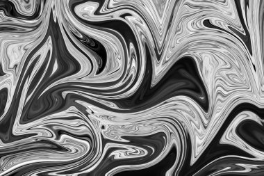 Soyut Gri Siyah ve Beyaz Mermer mürekkep desenli arka plan. Soyut Deseni Siyah, Beyaz, Gri Grafik Renk Sanatı Biçimi ile Sıvılaştır