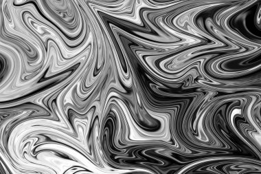 Soyut Gri Siyah ve Beyaz Mermer mürekkep desenli arka plan. Soyut Deseni Siyah, Beyaz, Gri Grafik Renk Sanatı Biçimi ile Sıvılaştır