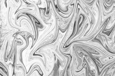 Soyut Gri Siyah ve Beyaz Mermer mürekkep desenli arka plan. Soyut Deseni Siyah, Beyaz, Gri Grafik Renk Sanatı Biçimi ile Sıvılaştır