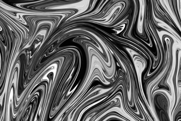 Abstract Gray Black White Marble Ink Pattern Background Liquify Abstract — Stock Photo, Image