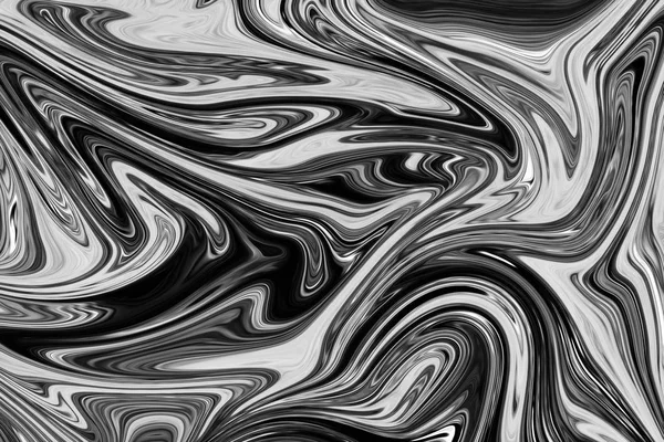 Abstrato Cinza Preto Branco Tinta Mármore Padrão Fundo Liquidar Padrão — Fotografia de Stock