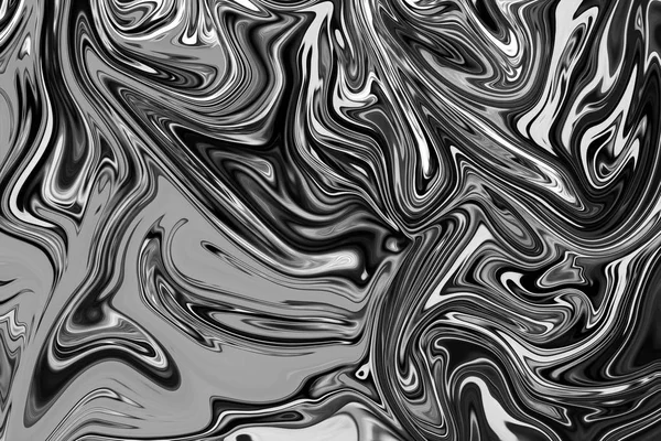 Abstract Gray Black White Marble Ink Pattern Background Liquify Abstract — Stock Photo, Image