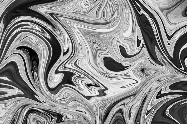 Abstract Gray Black White Marble Ink Pattern Background Liquify Abstract — Stock Photo, Image