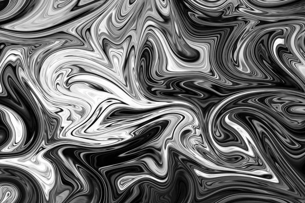 Soyut Gri Siyah ve Beyaz Mermer mürekkep desenli arka plan. Soyut Deseni Siyah, Beyaz, Gri Grafik Renk Sanatı Biçimi ile Sıvılaştır