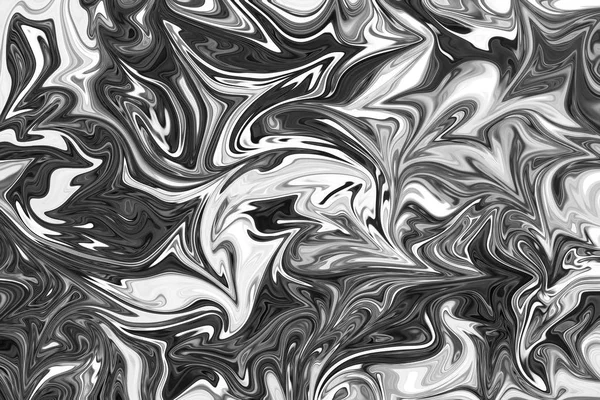 Абстрактный Черно Белый Мраморный Фон Ликвидация Абстрактного Шаблона Черно Белой — стоковое фото