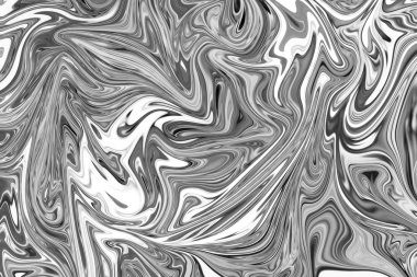 Soyut Gri Siyah ve Beyaz Mermer mürekkep desenli arka plan. Soyut Deseni Siyah, Beyaz, Gri Grafik Renk Sanatı Biçimi ile Sıvılaştır