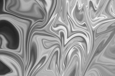 Soyut Gri Siyah ve Beyaz Mermer mürekkep desenli arka plan. Soyut Deseni Siyah, Beyaz, Gri Grafik Renk Sanatı Biçimi ile Sıvılaştır