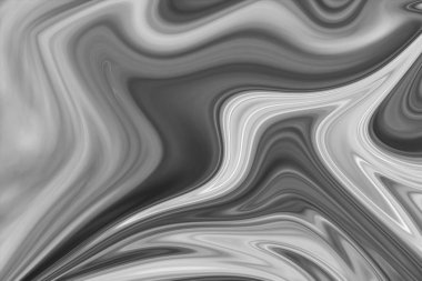 Soyut Gri Siyah ve Beyaz Mermer mürekkep desenli arka plan. Soyut Deseni Siyah, Beyaz, Gri Grafik Renk Sanatı Biçimi ile Sıvılaştır