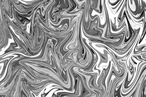 Abstract Gray Black White Marble Ink Pattern Background Liquify Abstract — Stock Photo, Image