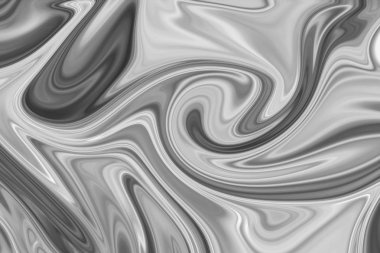 Soyut Gri Siyah ve Beyaz Mermer mürekkep desenli arka plan. Soyut Deseni Siyah, Beyaz, Gri Grafik Renk Sanatı Biçimi ile Sıvılaştır