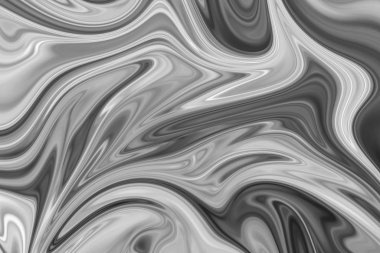 Soyut Gri Siyah ve Beyaz Mermer mürekkep desenli arka plan. Soyut Deseni Siyah, Beyaz, Gri Grafik Renk Sanatı Biçimi ile Sıvılaştır