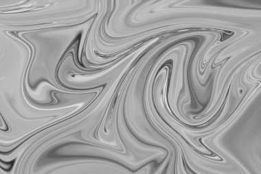 Soyut Gri Siyah ve Beyaz Mermer mürekkep desenli arka plan. Soyut Deseni Siyah, Beyaz, Gri Grafik Renk Sanatı Biçimi ile Sıvılaştır