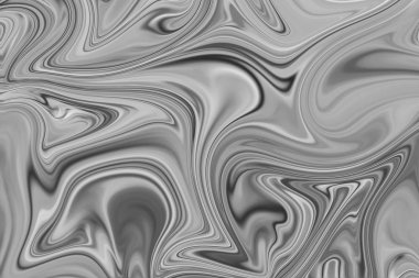 Soyut Gri Siyah ve Beyaz Mermer mürekkep desenli arka plan. Soyut Deseni Siyah, Beyaz, Gri Grafik Renk Sanatı Biçimi ile Sıvılaştır