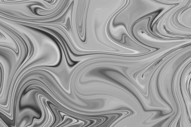 Soyut Gri Siyah ve Beyaz Mermer mürekkep desenli arka plan. Soyut Deseni Siyah, Beyaz, Gri Grafik Renk Sanatı Biçimi ile Sıvılaştır