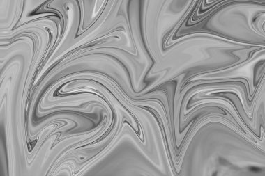 Soyut Gri Siyah ve Beyaz Mermer mürekkep desenli arka plan. Soyut Deseni Siyah, Beyaz, Gri Grafik Renk Sanatı Biçimi ile Sıvılaştır