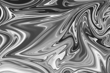 Soyut Gri Siyah ve Beyaz Mermer mürekkep desenli arka plan. Soyut Deseni Siyah, Beyaz, Gri Grafik Renk Sanatı Biçimi ile Sıvılaştır