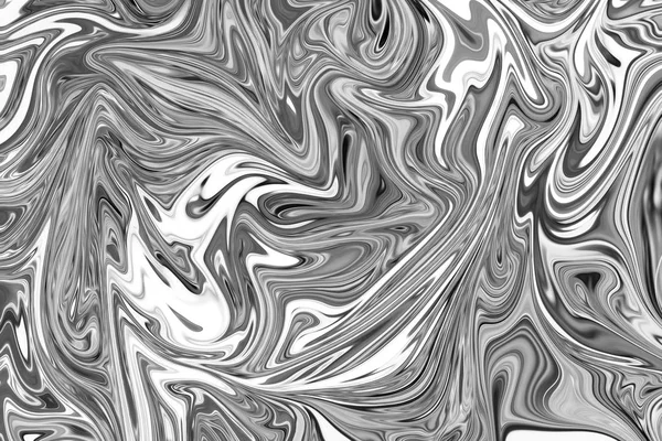 Abstract Gray Black White Marble Ink Patroon Achtergrond Liquify Abstracte — Stockfoto