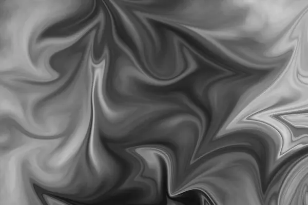摘要灰黑色和白色大理石油墨图案背景 用黑色 灰色图形的色彩艺术形式使抽象图案流畅 — 图库照片