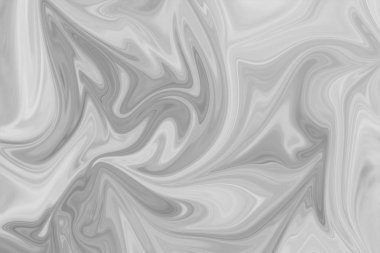 Soyut Gri Siyah ve Beyaz Mermer mürekkep desenli arka plan. Soyut Deseni Siyah, Beyaz, Gri Grafik Renk Sanatı Biçimi ile Sıvılaştır