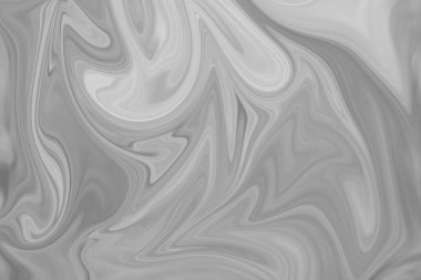 Soyut Gri Siyah ve Beyaz Mermer mürekkep desenli arka plan. Soyut Deseni Siyah, Beyaz, Gri Grafik Renk Sanatı Biçimi ile Sıvılaştır