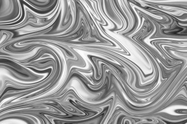 Soyut Gri Siyah ve Beyaz Mermer mürekkep desenli arka plan. Soyut Deseni Siyah, Beyaz, Gri Grafik Renk Sanatı Biçimi ile Sıvılaştır