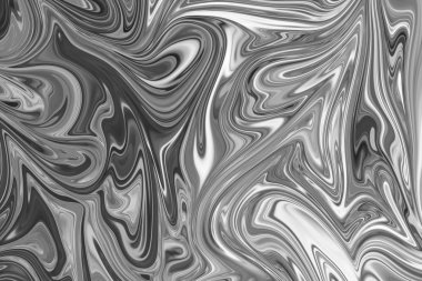 Soyut Gri Siyah ve Beyaz Mermer mürekkep desenli arka plan. Soyut Deseni Siyah, Beyaz, Gri Grafik Renk Sanatı Biçimi ile Sıvılaştır