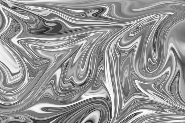 Soyut Gri Siyah ve Beyaz Mermer mürekkep desenli arka plan. Soyut Deseni Siyah, Beyaz, Gri Grafik Renk Sanatı Biçimi ile Sıvılaştır